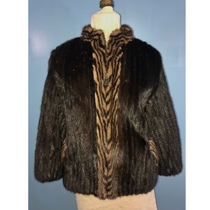 Vintage fur coat- medium